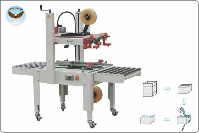 Máy dán thùng carton MIKYO MK-FXJ6050