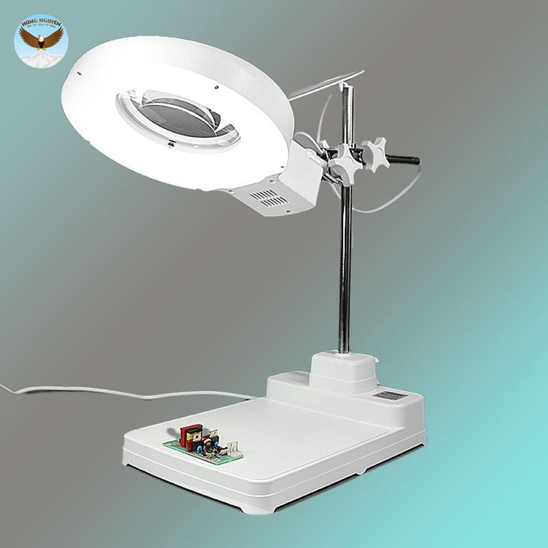 Kính lúp đặt bàn Akeiyo Q550-B (3X/ 5X/ 10X)