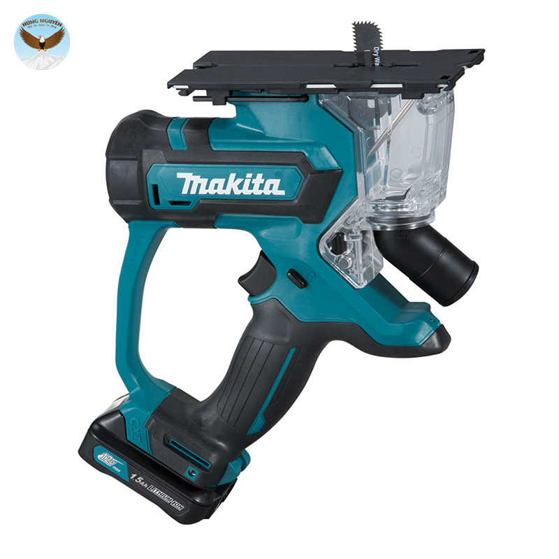 Máy cắt thạch cao dùng pin MAKITA SD100DSYJ (Sạc nhanh(DC10SB), 2 pin 1.5Ah(BL1016))