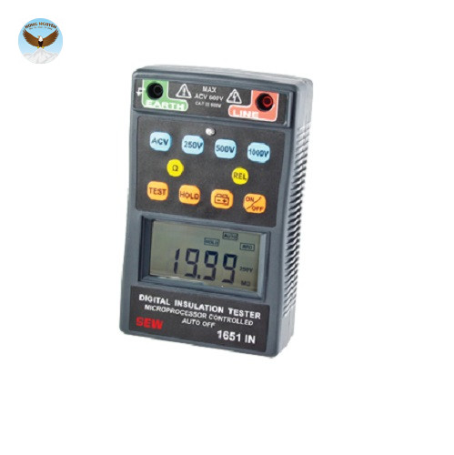 Đồng hồ đo điện trở cách điện SEW 1651 IN (1000VDC, 500VAC, 0-2000MΩ)
