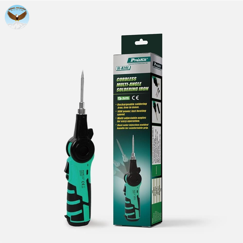 Mỏ hàn nhiệt dùng pin PROSKIT SI-B20L (16W - 500oC)
