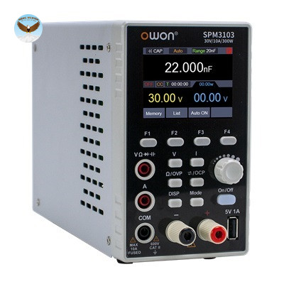 Nguồn 1 chiều DC kèm đồng hồ vạn năng OWON SPM3051 (1CH; 150W; 0-30V ; 5A)
