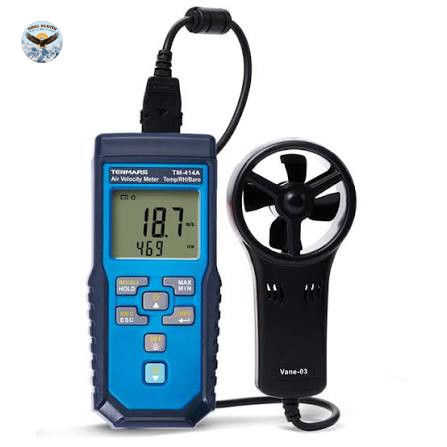 Thiết bị đo nhiệt độ, độ ẩm, áp suất, tốc độ, lưu lượng gió TENMARS TM-414A