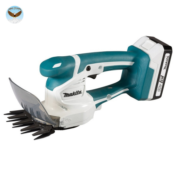 MÁY TỈA HÀNG RÀO DÙNG PIN MAKITA UM110DWYX (110MM , 18V , Sạc(DC18WA), pin 1.5Ah(BL1815G))