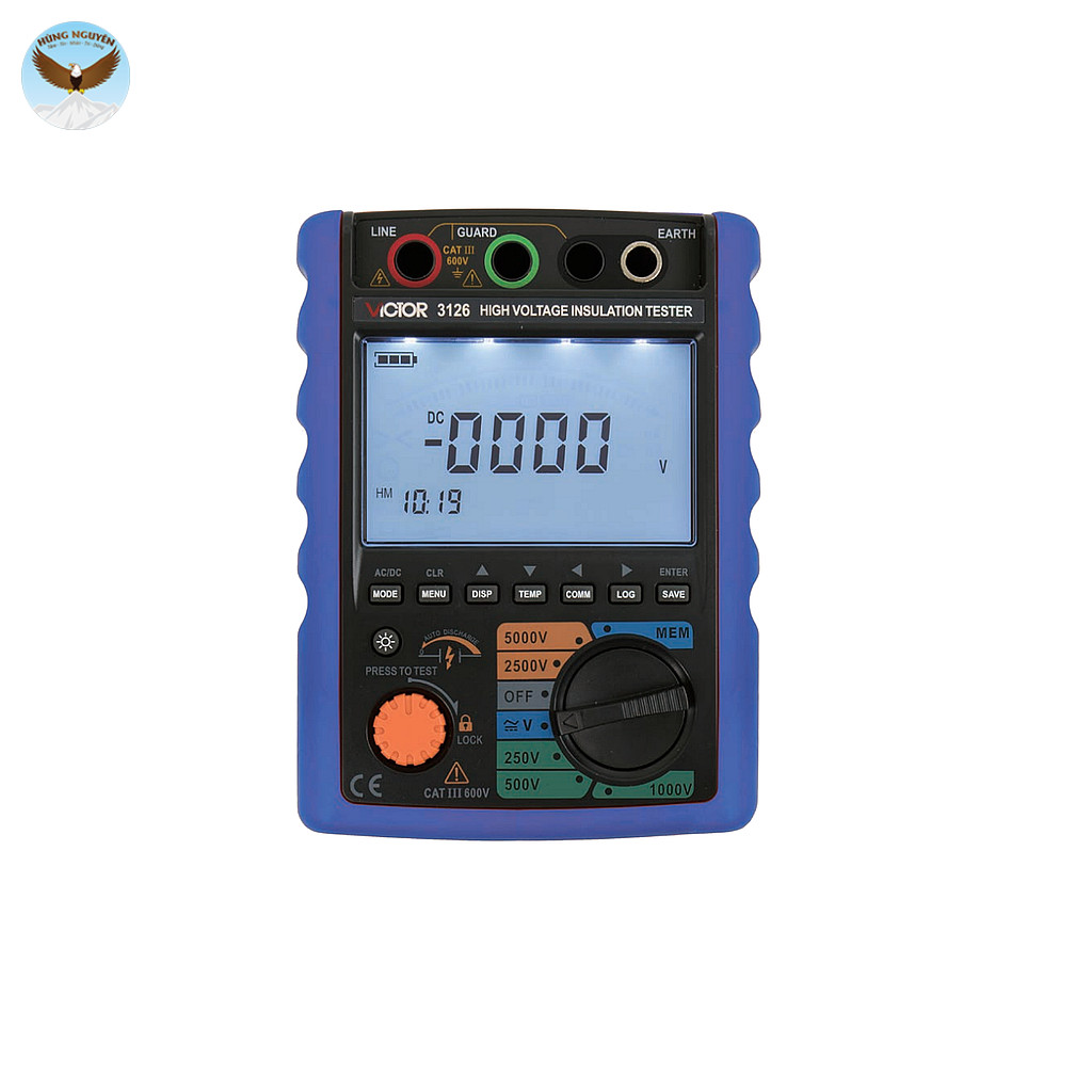 Máy đo điện trở cách điện VICTOR 3126 (0 ~ 10TΩ, 0 ~ 1000V)