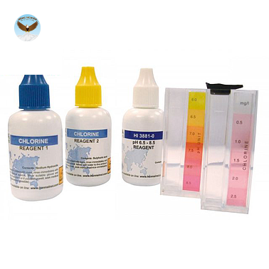Bộ kiểm tra clo và PH HANNA HI3887 (4.0 to 10.0 pH, 0.0 to 2.5 mg/L (ppm))