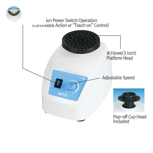Bộ lắc Vortex DAIHAN VM-30 (0~3.300rpm; 0.5kg)