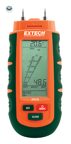 Máy đo độ ẩm gỗ EXTECH MO230 (0 to 75%, 0.1 to 24%)