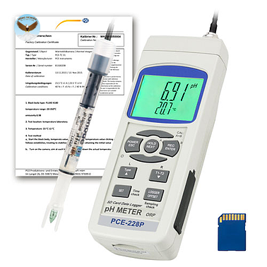 Máy đo độ pH bề mặt PCE 228SF-ICA (0-14 pH; chứng chỉ ISO)