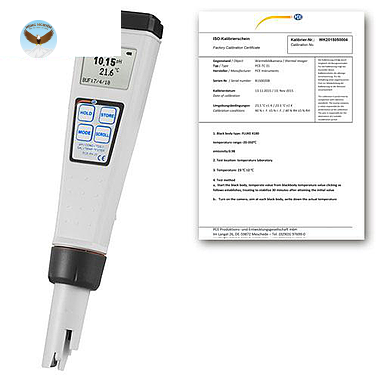 Máy đo môi trường PCE PH 25-ICA (0~14 pH; 0 μS/cm~20 mS/cm; 0 mg/l~20 g/l; 0~10 ppt; chứng chỉ ISO)