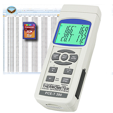 Máy đo nhiệt độ tiếp xúc PCE T390