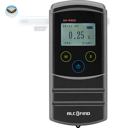 Máy đo nồng độ cồn Alcofind DA-9000 (0~0,5%BAC, 0~5‰, 0~2,5mg/L)