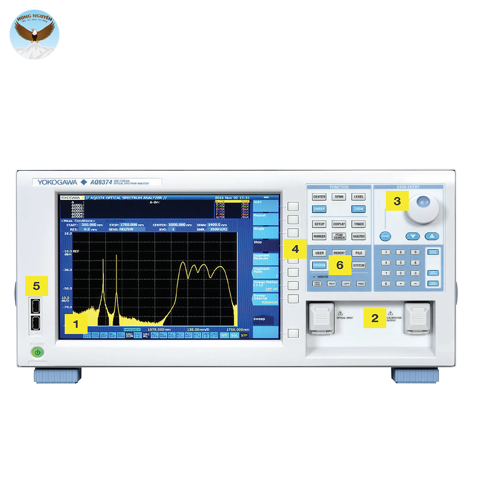 Máy phân tích quang phổ YOKOGAWA AQ6370D (600-1700nm)