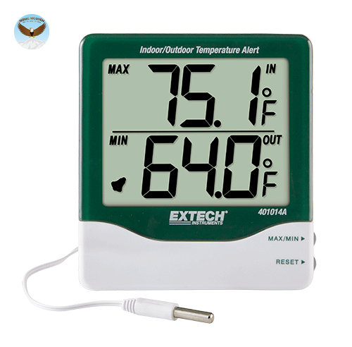 Máy đo nhiệt độ trong nhà/ngoài trời EXTECH 401014A (10~60°C; ‐50~70°C)