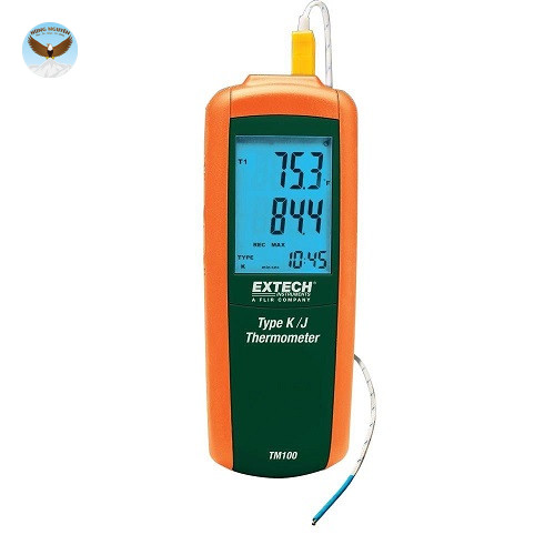 Máy đo nhiệt độ tiếp xúc K, J EXTECH TM100