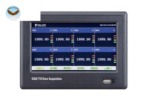 Thiết bị thu thập dữ liệu SALUKI DAQ710-16 (7 inch, 70MB/2GB, 16 kênh)