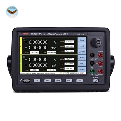Máy đo nguồn TONGHUI TH1992A (2CH, 100 fA, ±210 V, ±3.03 A DC / ±10.5A Impulse)