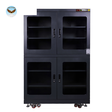 Tủ chống ẩm bảo quản linh kiện điện tử DRYZONE C1-1490-4ESD (Black, ESD)