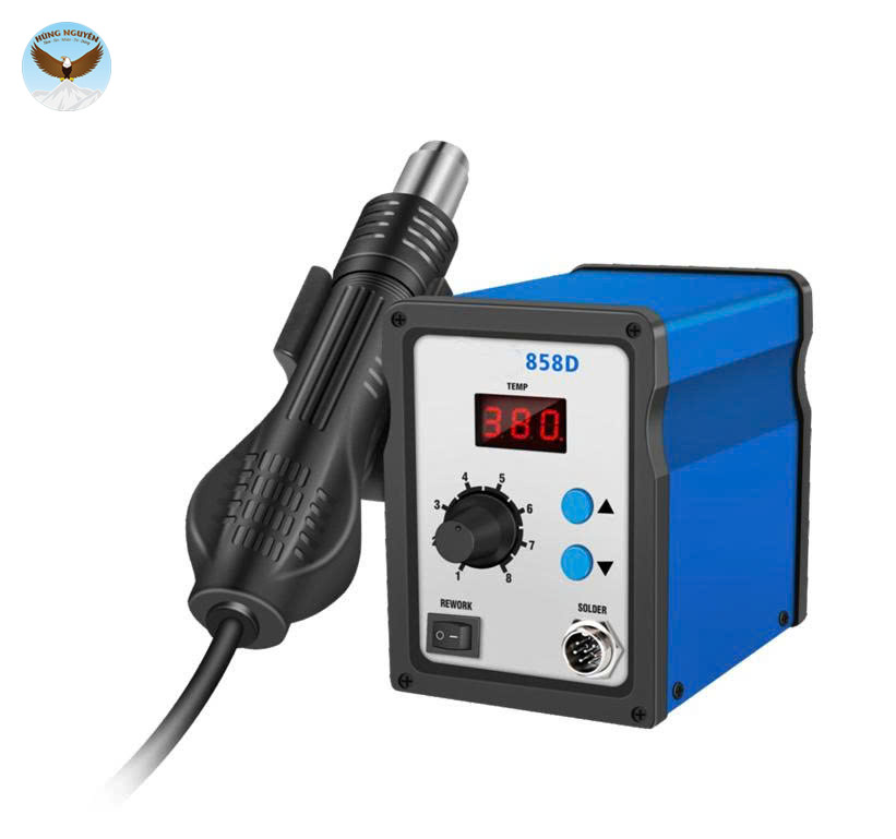 Trạm hàn tháo lắp bằng khí nóng thông minh YIXIN 858D (500℃,700W)