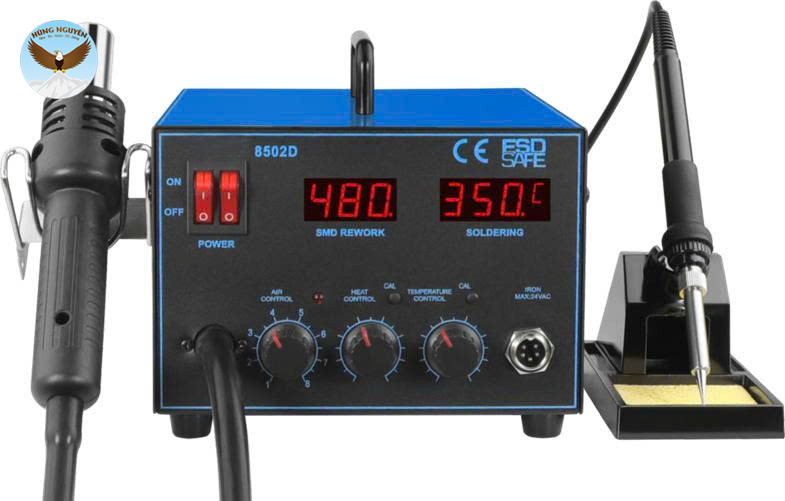 Trạm hàn khò tháo lắp bằng khí nóng thông minh YIXIN 8502D
